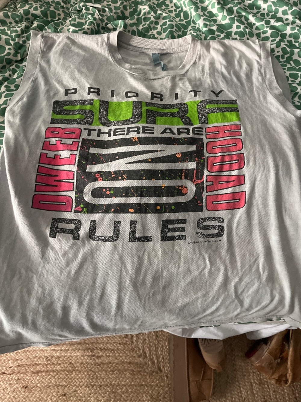 Vintage women’s surf shirt OS
